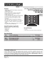 Preview for 1 page of Sterling Plumbing ENSEMBLE 72130106 Specifications