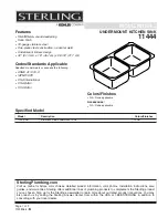 Sterling Plumbing MCALLISTER 11444 Specifications preview