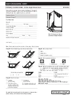 Preview for 1 page of Sterling Plumbing Proline Custom Doors N5 Dimensions