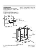 Preview for 2 page of Sterling Plumbing Roll-In Shower 62060103 Specification Sheet