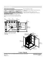 Preview for 2 page of Sterling Plumbing Shower Receptor and Wall Surround 72270100 Specification Sheet