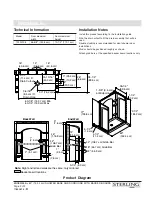 Preview for 2 page of Sterling Plumbing Shower Receptor and Wall Surround with Backer Boards 72230106 Specification Sheet