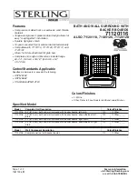 Preview for 1 page of Sterling Plumbing Wall Surround with Backer Boards 71124106 Specification Sheet