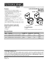 Preview for 1 page of Sterling Plumbing WINDHAM 402015 Specifications