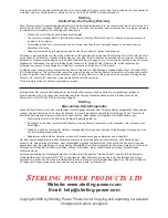 Preview for 16 page of Sterling Power Products Pro Charge PT1210 User Manual