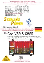 Preview for 15 page of Sterling Power Pro Con CVSR Series Quick Start Manual