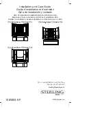 Preview for 1 page of Sterling 7115 Series Installation And Care Manual