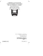 Sterling Bath and Wall Surrounds 7104 Series Installation And Care Manual preview