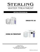 Preview for 1 page of Sterling DWSB-50-PERMPUMP Installation Manual