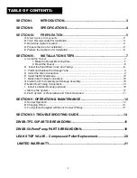 Preview for 2 page of Sterling DWSB-50-PERMPUMP Installation Manual