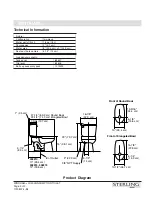 Preview for 2 page of Sterling Low Consumption Toilet 402015 Specifications