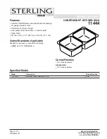 Preview for 1 page of Sterling McAllister 11444-NA Specifications