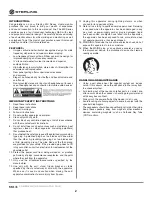 Preview for 2 page of Sterling MX3 Owner'S Manual