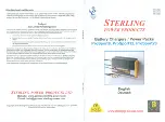 Preview for 1 page of Sterling ProSport 8 Manual