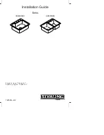 Sterling SC2522SBG Installation Manual предпросмотр