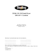 Sterling SDAA 25-100 User Manual предпросмотр