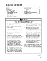 Предварительный просмотр 3 страницы Sterling SHR150 Owner'S Manual