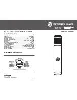 Предварительный просмотр 1 страницы Sterling ST131 Owner'S Manual