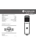 Предварительный просмотр 1 страницы Sterling ST151 Owner'S Manual