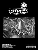 Preview for 60 page of Stern Pinball GODZILLA PRO Service And Operation Manual