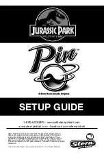 Preview for 1 page of Stern Pinball JURASSIC PARK Setup Manual