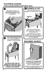 Preview for 10 page of Stern Pinball JURASSIC PARK Setup Manual