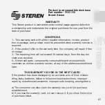 Предварительный просмотр 43 страницы Stern POD-150 Instruction Manual