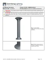 Sternberg Lighting LUNARIA LU300 Installation Instructions preview