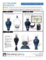 Sternberg Lighting OLD TOWN A850HID WITH 990 FITTER Customer Installation Instructions preview