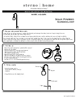 STERNO HOME GL42076 Instructions preview