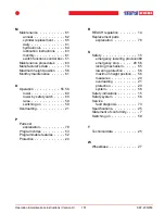 Preview for 151 page of stertil-KONI SKY-200 Installation, Operation And Maintenance Instructions