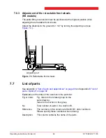 Preview for 62 page of stertil-KONI ST 1082-FS Installation, Operation And Maintanance Instructions