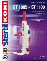 stertil-KONI ST 1085-FSA Manual preview