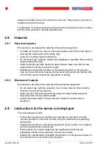 Preview for 16 page of stertil DOCK products ED Operation Manual