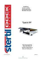 Preview for 1 page of stertil SF  2522 Operation Manual