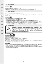 Preview for 78 page of STERWINS 1000 DW-4 Assemby - Use - Maintenance Manual