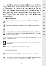 Preview for 45 page of STERWINS 1300WT50 SM5I-3 Assemby - Use - Maintenance Manual