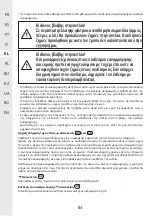 Предварительный просмотр 84 страницы STERWINS 17882151 Assemby - Use - Maintenance Manual