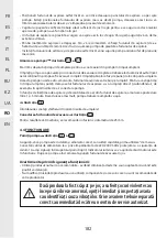 Предварительный просмотр 182 страницы STERWINS 17882151 Assemby - Use - Maintenance Manual