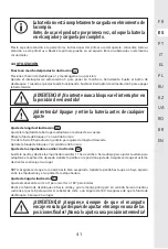 Предварительный просмотр 40 страницы STERWINS 20 VGT2-28.1 Assemby - Use - Maintenance Manual