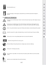 Предварительный просмотр 219 страницы STERWINS 20VBL2-GT.1 Assemby - Use - Maintenance Manual