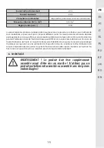 Preview for 15 page of STERWINS 3276000660088 Assemby - Use - Maintenance Manual