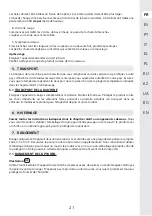 Preview for 21 page of STERWINS 3276000660088 Assemby - Use - Maintenance Manual