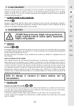 Preview for 45 page of STERWINS 3276000660088 Assemby - Use - Maintenance Manual