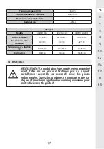 Preview for 17 page of STERWINS 3276000660156 Assemby - Use - Maintenance Manual