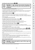 Preview for 19 page of STERWINS 3276000660156 Assemby - Use - Maintenance Manual