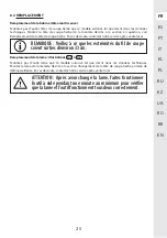 Preview for 25 page of STERWINS 3276000660156 Assemby - Use - Maintenance Manual