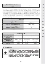 Preview for 245 page of STERWINS 3276000660156 Assemby - Use - Maintenance Manual