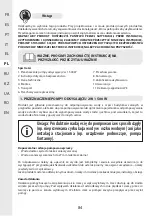 Preview for 84 page of STERWINS 3276005143449 Assemby - Use - Maintenance Manual