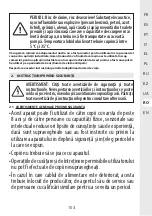 Предварительный просмотр 153 страницы STERWINS 3276005143449 Assemby - Use - Maintenance Manual